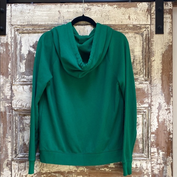 PINK Victoria's Secret Green Hoodie Sweatshirt with Logo - Picture 2 of 5